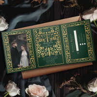Mariage médiéval royal vert