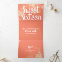 Photographie de lumières Bokeh Modern Sweet 16
