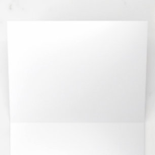 Invitation Trois Volets Silhouette minimaliste de chat noir