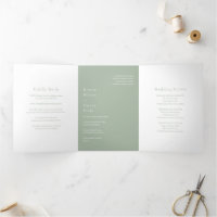 Style Sage Green Mariage moderne