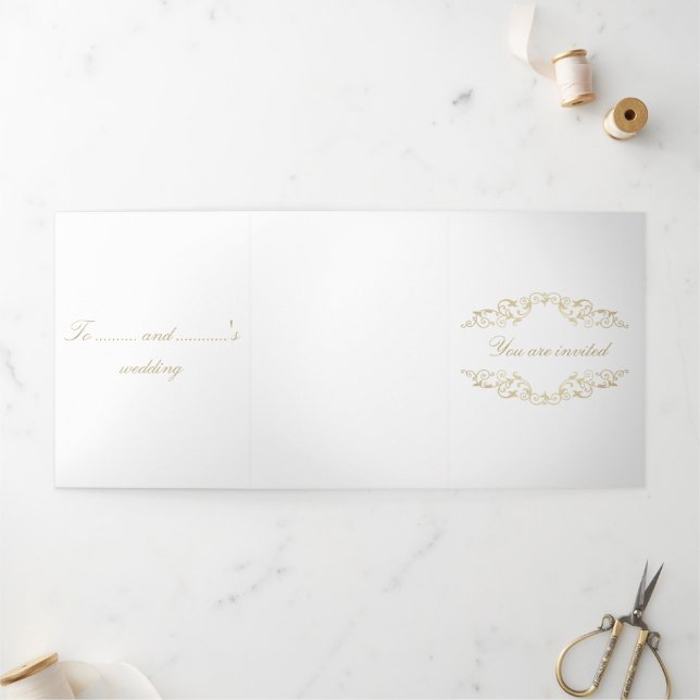 Invitation Trois Volets Vous êtes invité  (Extérieur)