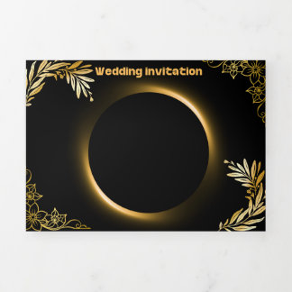 Invitation Trois Volets Wedding Card