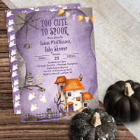 Trop mignon pour parler Baby shower d'Halloween