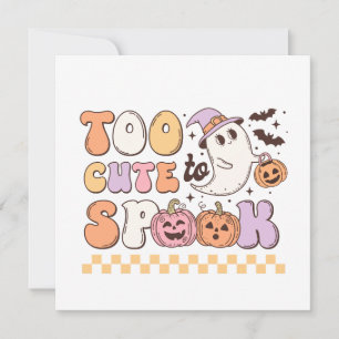 Invitation Trop mignon pour parler Halloween
