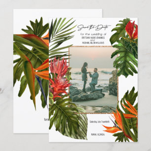 Invitation Tropical Breeze Luxuriant Faire de Botanique Enreg