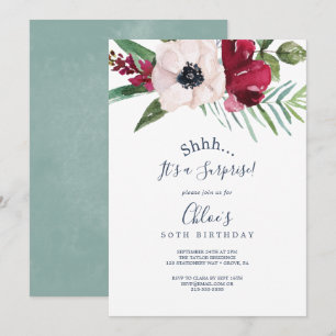Invitation Tropical Breeze Surprise Party