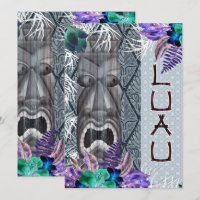 Tropical Vintage Rétro Floral Tiki Hawaïen Luau