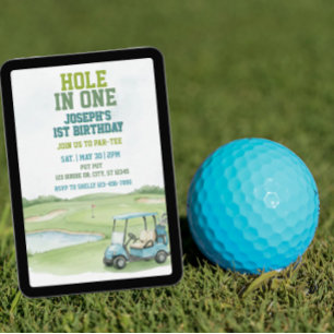 Invitation Trou en un, Blue Golf 1er anniversaire