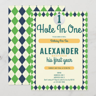 Invitation Trou en un Par-Tee Golf 1er Anniversaire
