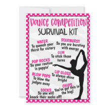 Trousse de survie pour la compétition de danse