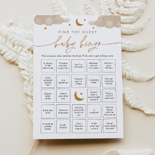 Invitation Trouver L'Invité Bingo Jeu Twinkle Star