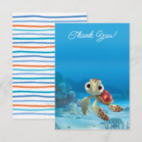Trouver Nemo Squirt premier Merci d'anniversaire