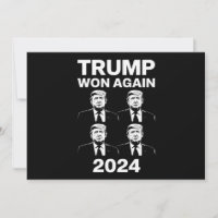Trump a encore gagné Élection 2024 Jour d'investit