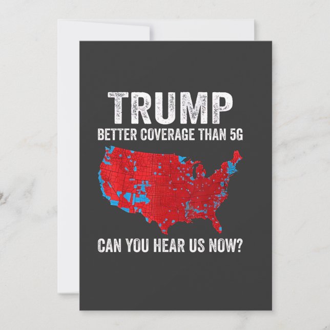 Invitation Trump Meilleure Couverture Que la 5G Pouvez-Vous N (Devant)