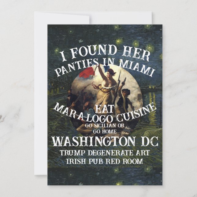 Invitation Trump Orders Legalizes Concentration Camps Germany (Devant)