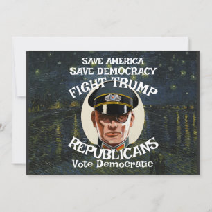 Invitation Trump Parti Républicain Diplômé Retraite Mariage M