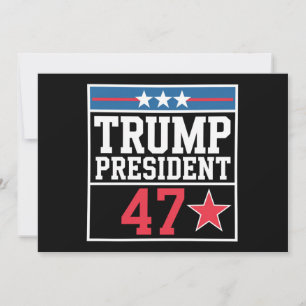 Invitation Trump remporte l'élection 2024 Trump a gagné 2024
