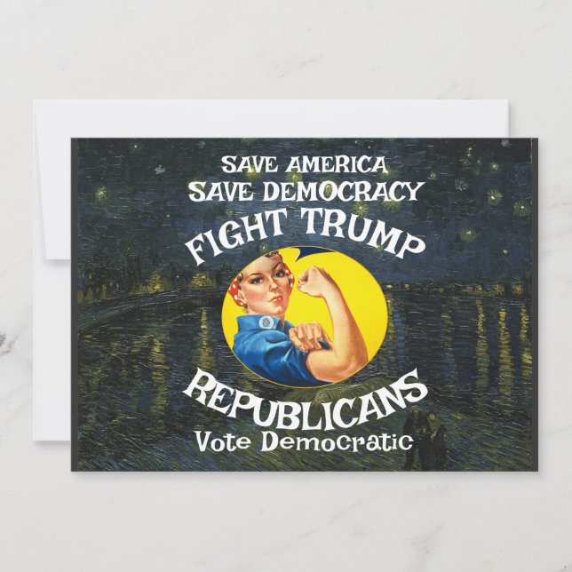 Invitation Trump Save the Date C'est nul (Devant)