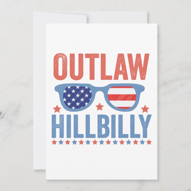 Invitation Trump Vance 2024 - Élection Hillbilly hors-la-loi (Devant)