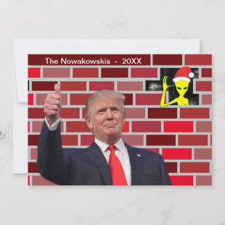 Invitation Trump Wall Christmas