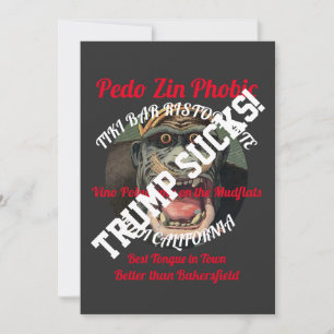 Invitation Trump Zin Bar à Tiki Phobique Ristorante Lodi CA