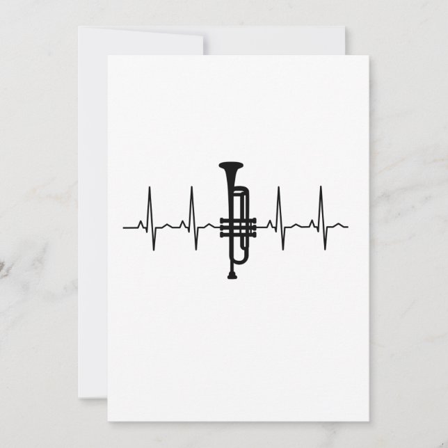 Invitation Trumpet Hearbeat (Devant)