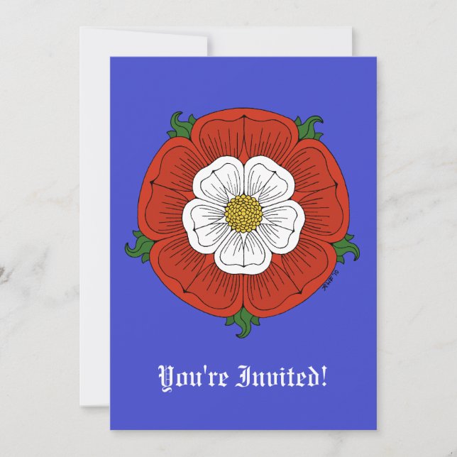 Invitation Tudor Rose (Devant)