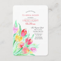 Invitation Tulip Bouquet