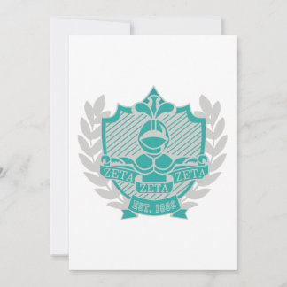 Invitation Turquoise et grise