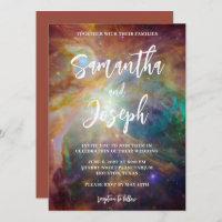 Turquoise rouille Orion Nebula Celestia Mariage