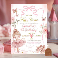 Tutu de ballerine rose avec noeud rose pour un ann