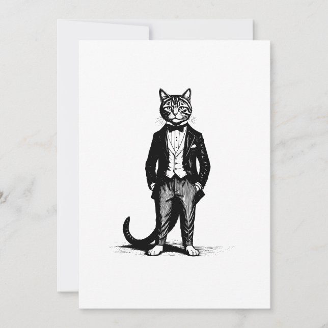 Invitation Tuxedo Classy (Devant)