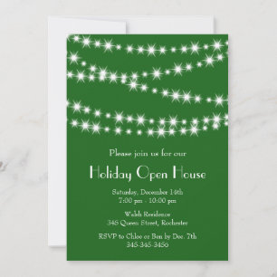 Invitation Twinkle Lights Holiday Open House (vert)