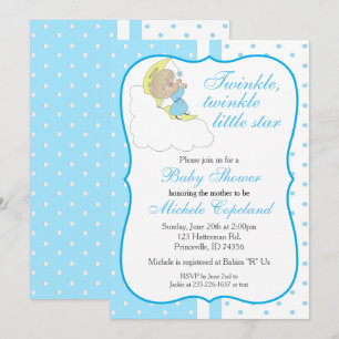 Invitation Twinkle, Twinkle Little Star - Baby Boy