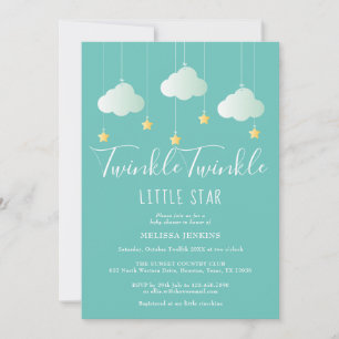 Invitation Twinkle Twinkle Little Star Baby shower / Sprinkle