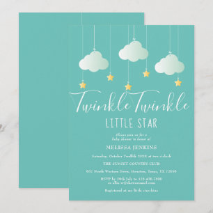 Invitation Twinkle Twinkle Little Star Baby shower / Sprinkle