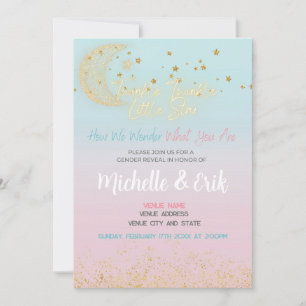 Invitation Twinkle Twinkle Little Star Comment on se demande