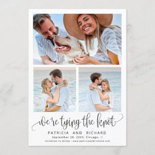 Invitation Tying The Knot Wedding Enregistrer La Date 3 Photo