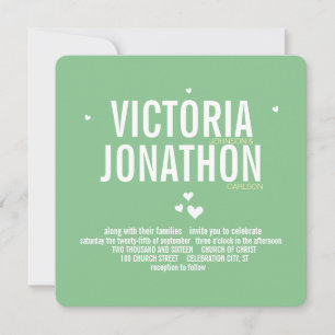 Invitation Type de Motif géométrique moderne et Jaune