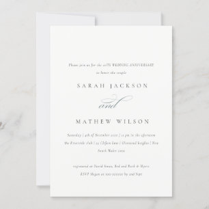Invitation Typographie de Paisley Blush Chic pour tout annive