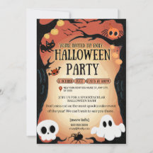 typographie de partie halloween téléchargement ins