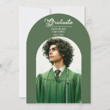Typographie moderne Arc Graduel minimaliste Vert