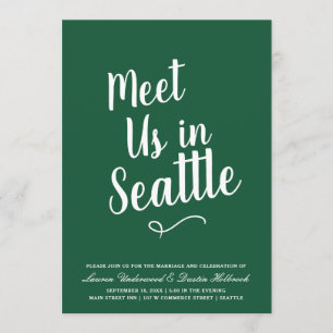 Invitation Typographie Moderne Rencontre Nous   Mariage Enreg