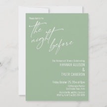 Typographie simple La veille Vert sauge