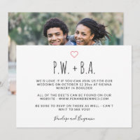 Typographie simple Whimsical Mariage de photos du 