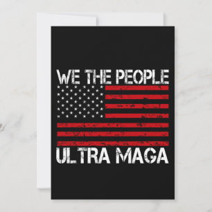 Invitation Ultra Maga Pro Trump 2024 Drôle Républicain