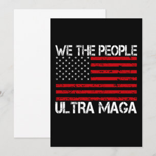 Invitation Ultra Maga Pro Trump 2024 Drôle Républicain