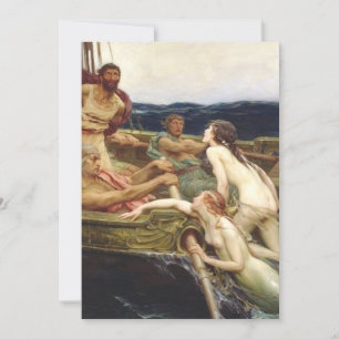 Invitation Ulysses et les sirènes - Herbert James Draper 1909