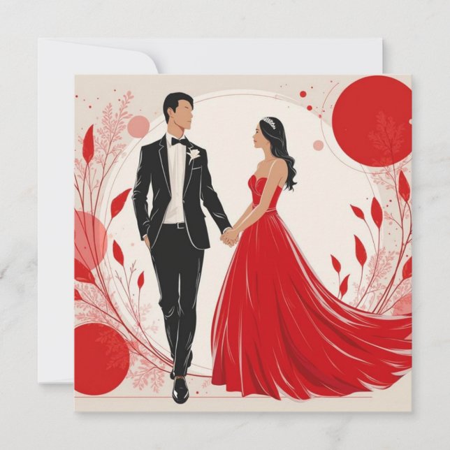 Invitation Un Amour Éternel (Devant)