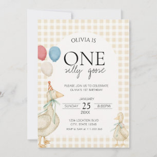 Invitation Un anniversaire de drôle d'oie